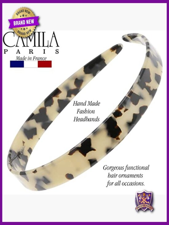 French Headband for Women, Strong Hold No Slip, Flexible & Durable Hair Band